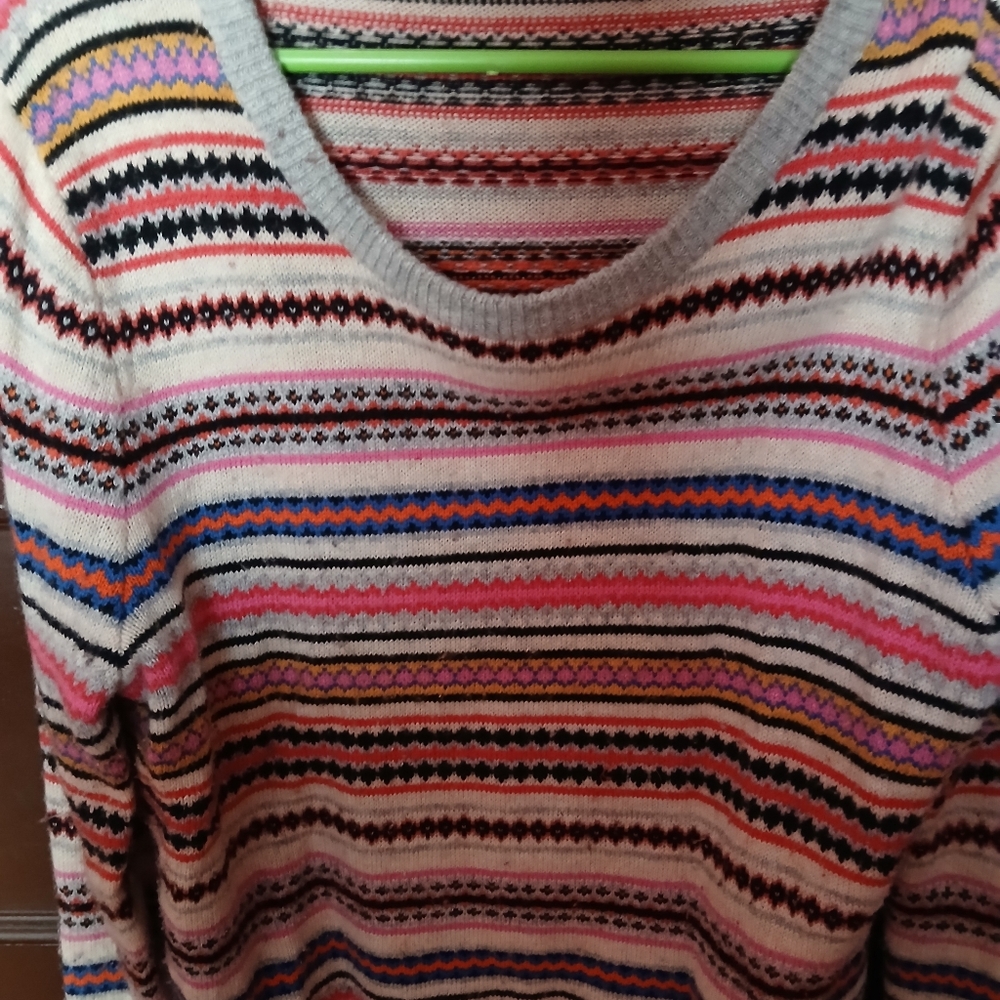 GAP Women's Colorful Striped Sweater - Picture 7 of 11